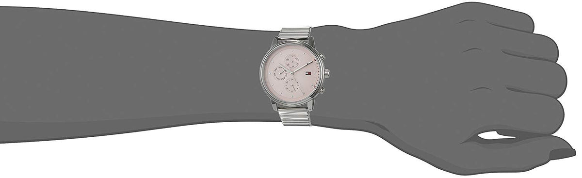  Shop Authentic Tommy Hilfiger Blake Pink Dial Silver Steel Strap Watch for Women - 1781904 - Luxxuri