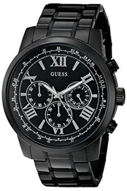  Shop Authentic Guess Horizon Chronograph Black Dial Black Steel Strap Watch For Men - W0379G2 - Luxxuri