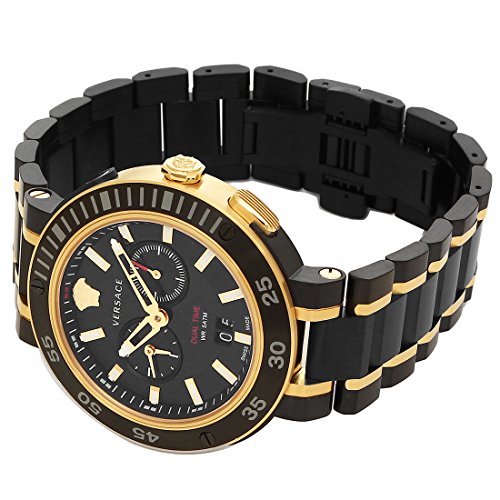  Shop Authentic Versace V Extreme Pro Two Tone Dial Stainless Steel Strap Watch for Men - VCN040017 - Luxxuri