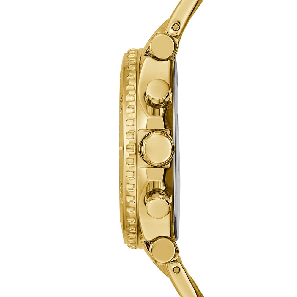  Shop Authentic Guess Cosmo Chronograph Green Dial Gold Steel Strap Watch For Women - GW0465L5 - Luxxuri