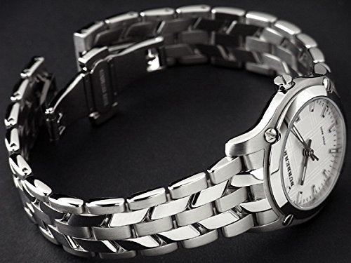 Shop Authentic Burberry Heritage Check White Dial Silver Steel Strap Watch for Women - BU1853 - Luxxuri