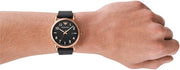  Shop Authentic Emporio Armani Luigi Quartz Black Dial Black Rubber Strap Watch For Men - AR11097 - Luxxuri