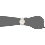  Shop Authentic Marc Jacobs Baker White Dial White Leather Strap Watch for Women - MBM1283 - Luxxuri