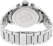  Shop Authentic Tommy Hilfiger Cool Sport Multifunction Black Dial Silver Steel Strap Watch for Men - 1791141 - Luxxuri