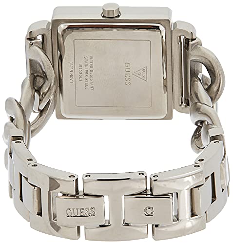  Shop Authentic Guess Vanity Silver Dial Silver Steel Strap Watch for Women - W1029L1 - Luxxuri