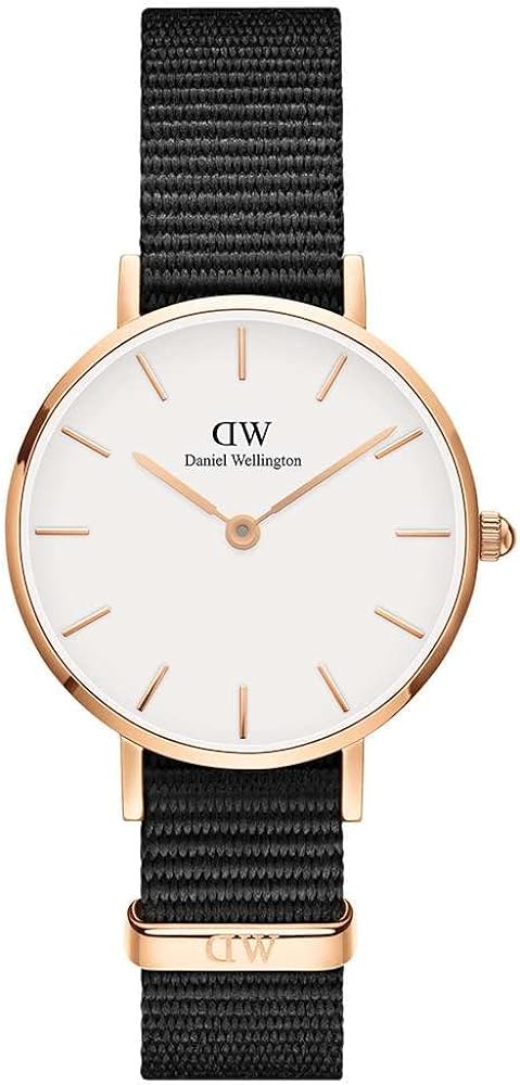  Shop Authentic Daniel Wellington Classic Petite Cornwall White Dial Black NATO Strap Watch For Women - DW00100251 - Luxxuri