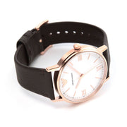  Shop Authentic Emporio Armani Dress Quartz White Dial Brown Leather Strap Watch For Men - AR11011 - Luxxuri