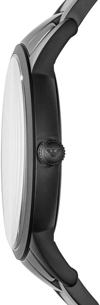  Shop Authentic Emporio Armani Renato Quartz Black Dial Black Steel Strap Watch For Men - AR11079 - Luxxuri