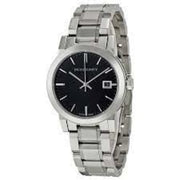  Shop Authentic Burberry The City Black Dial Silver Steel Strap Watch for Women - BU9101 - Luxxuri