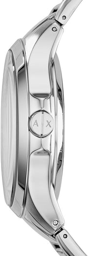  Shop Authentic Armani Exchange Hampton Chronograph Black Dial Silver Steel Strap Watch For Men - AX2179 - Luxxuri