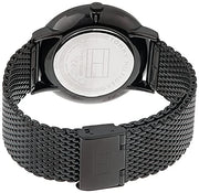  Shop Authentic Tommy Hilfiger Brooklyn Black Dial Black Mesh Bracelet Watch for Men - 1791507 - Luxxuri