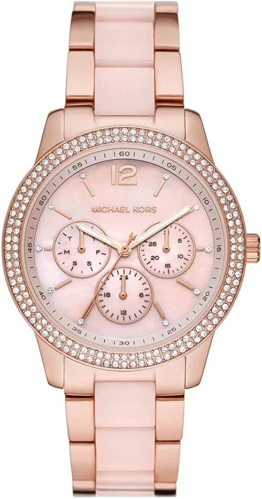  Shop Authentic Michael Kors Tibby Multifunction Rose Gold Dial Rose Gold Steel Strap Watch For Women - MK6928 - Luxxuri