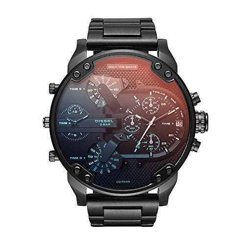  Shop Authentic Diesel Mr Daddy 2.0 Black Dial Black Stainless Steel Watch For Men - DZ7395 - Luxxuri
