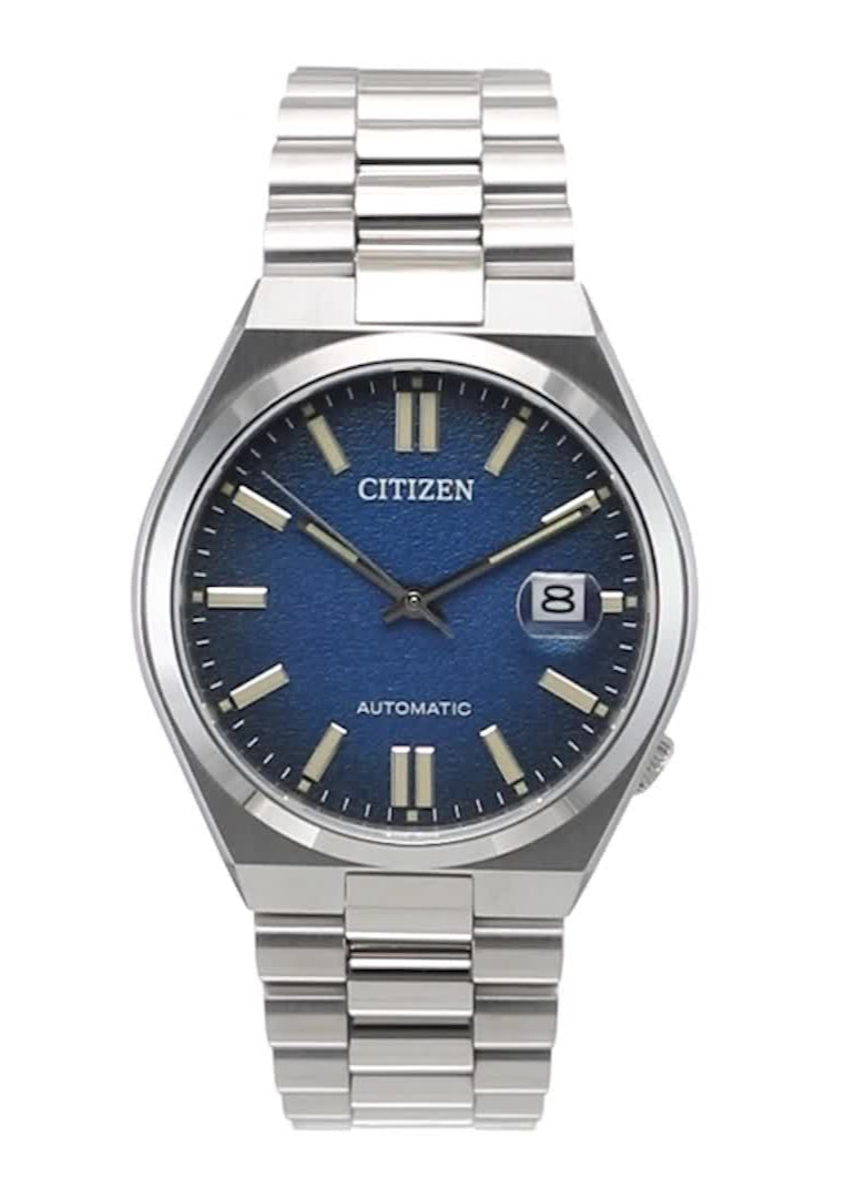  Shop Authentic Citizen Tsuyosa Automatic Dark Blue Dial Silver Steel Strap Watch For Men - NJ0151-88L - Luxxuri