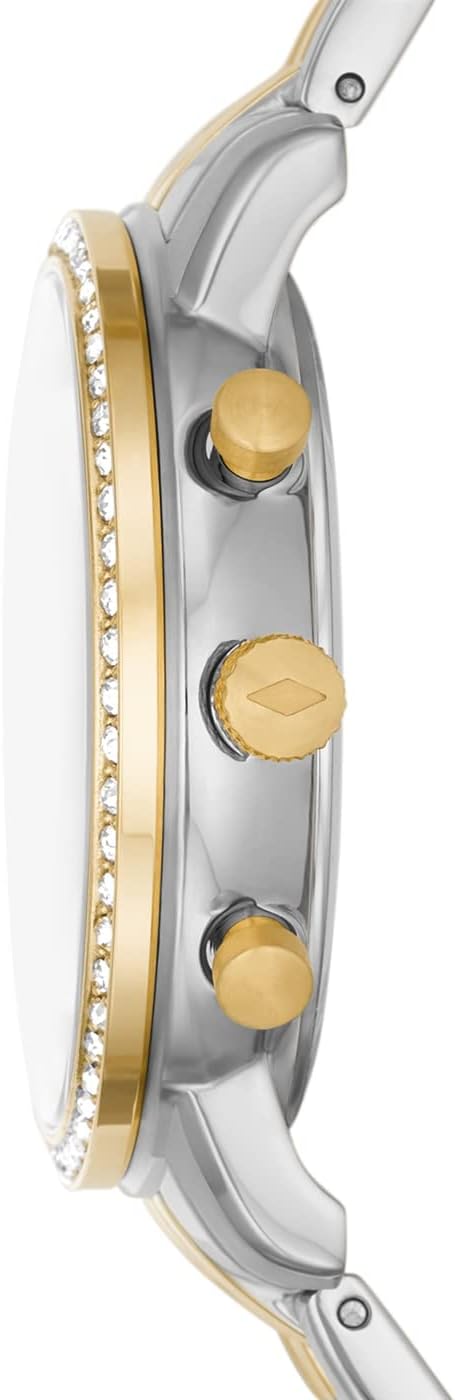 Shop Authentic Fossil Neutra Chronograph Mother of Pearl White Dial Two Tone Steel Strap Watch for Women - ES5216 - Luxxuri