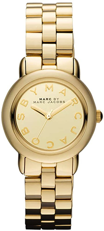  Shop Authentic Marc Jacobs Marci Gold Dial Gold Steel Strap Watch for Women - MBM3174 - Luxxuri