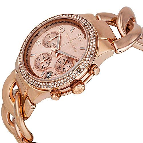  Shop Authentic Michael Kors Runway Rose Gold Dial Rose Gold Steel Strap Watch for Women - MK3247 - Luxxuri