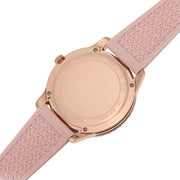  Shop Authentic Michael Kors Runway Three Hand Crystal Pave Dial Pink Rubber Strap Watch For Women - MK6854 - Luxxuri