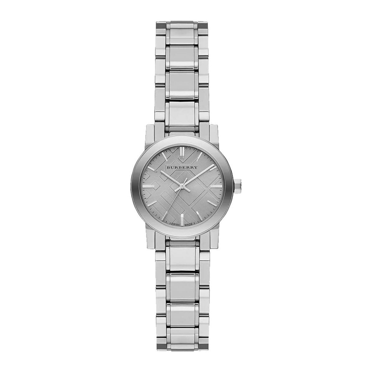  Shop Authentic Burberry The City Diamonds Silver Dial Silver Steel Strap Watch for Women - BU9229 - Luxxuri