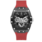  Shop Authentic Guess Phoenix Multifunction Black Dial Red Rubber Strap Watch for Men - GW0203G4 - Luxxuri