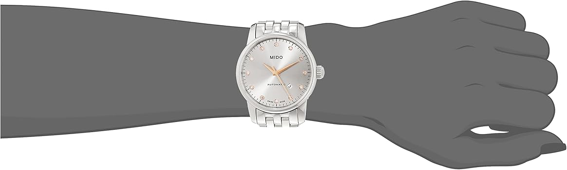  Shop Authentic Mido Baroncelli III Automatic Silver Dial Silver Steel Strap Watch For Men - M8600.4.67.1 - Luxxuri