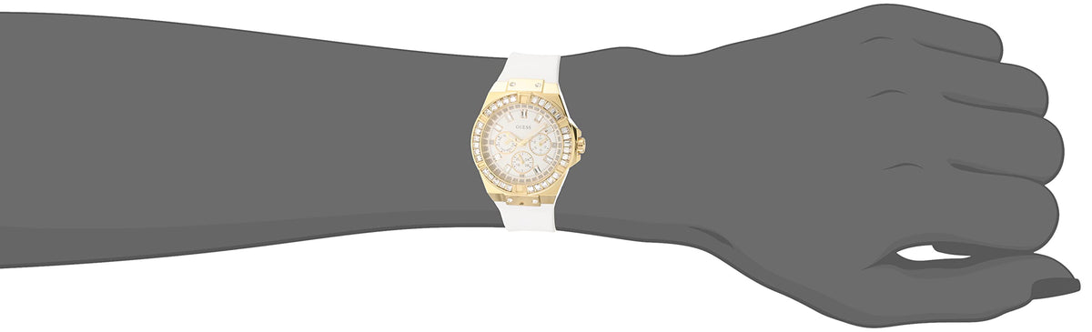  Shop Authentic Guess Venus Diamonds White Dial White Rubber Strap Watch for Women - GW0118L5 - Luxxuri