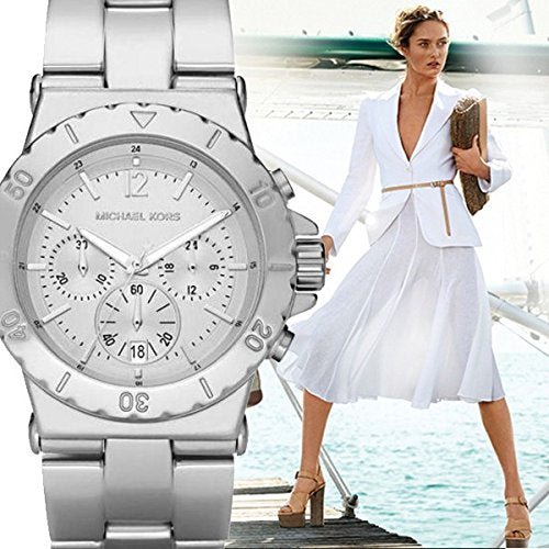 Shop Authentic Michael Kors Dylan Silver Dial Silver Steel Strap Watch for Women - MK5312 - Luxxuri