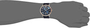  Shop Authentic Emporio Armani Renato Analog Blue Dial Black Leather Strap Watch For Men - AR2506 - Luxxuri