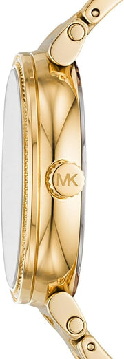  Shop Authentic Michael Kors Sofie Quartz Gold Dial Gold Steel Strap Watch For Women - MK4334 - Luxxuri