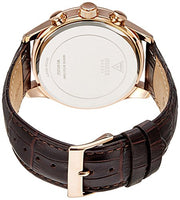  Shop Authentic Guess Analog Chronograph Brown Dial Brown Leather Strap Watch For Men - W14052G2 - Luxxuri