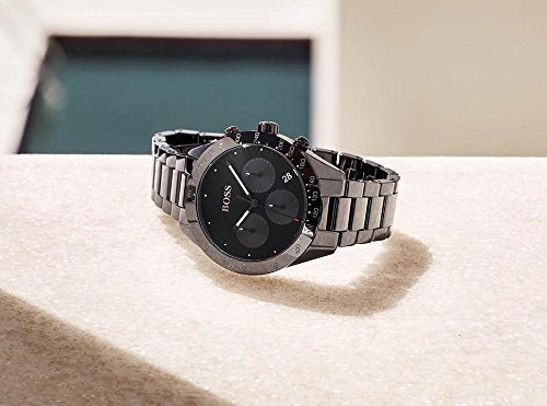  Shop Authentic Hugo Boss Talent Black Ceramic Dial Black Steel Strap Watch for Men - 1513581 - Luxxuri