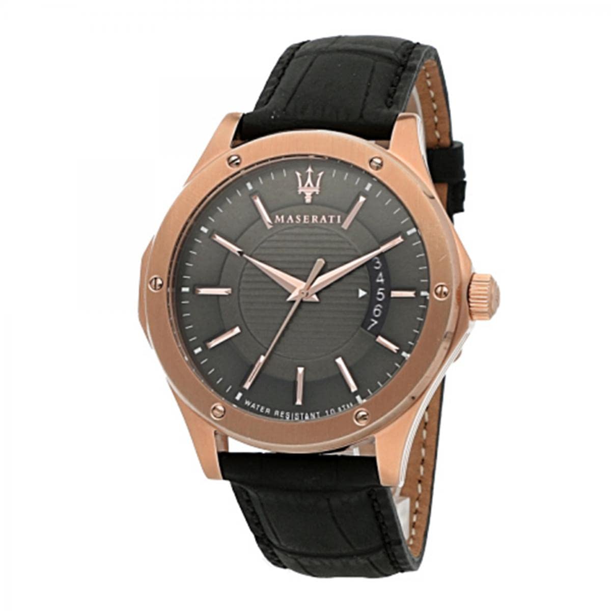  Shop Authentic Maserati Circuito Black Dial Black Leather Strap Watch For Men - R8851127001 - Luxxuri