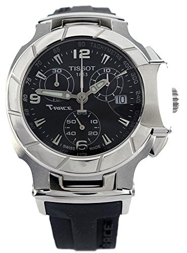  Shop Authentic Tissot T Race Chronograph Black Dial Black Rubber Strap Watch for Women - T048.217.17.057.00 - Luxxuri