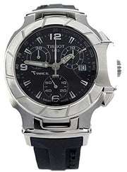  Shop Authentic Tissot T Race Chronograph Black Dial Black Rubber Strap Watch for Women - T048.217.17.057.00 - Luxxuri