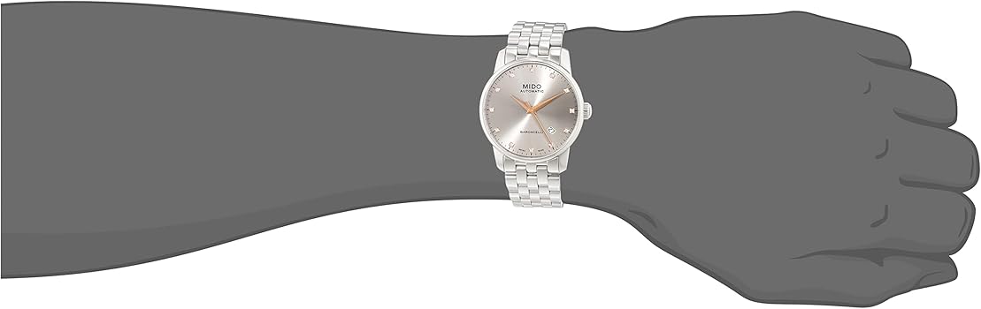  Shop Authentic Mido Baroncelli III Automatic Silver Dial Silver Steel Strap Watch For Men - M8600.4.67.1 - Luxxuri