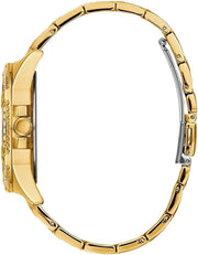  Shop Authentic Guess Frontier Diamonds Gold Dial Gold Steel Strap Watch For Women - W1156L2 - Luxxuri