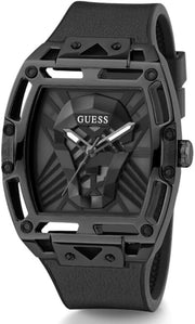  Shop Authentic Guess Legend Black Dial Black Silicone Strap Watch For Men - GW0500G2 - Luxxuri