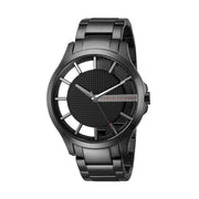  Shop Authentic Armani Exchange Hampton Chronograph Black Dial Black Steel Strap Watch For Men - AX2189 - Luxxuri