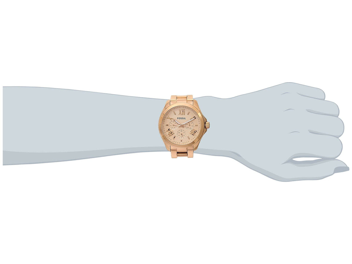  Shop Authentic Fossil Cecile Rose Gold Dial Rose Gold Steel Strap Watch for Women - AM4511 - Luxxuri