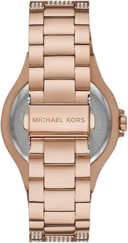  Shop Authentic Michael Kors Lennox Three Hand Crystals Rose Gold Dial Rose Gold Steel Strap Watch For Women - MK6992 - Luxxuri