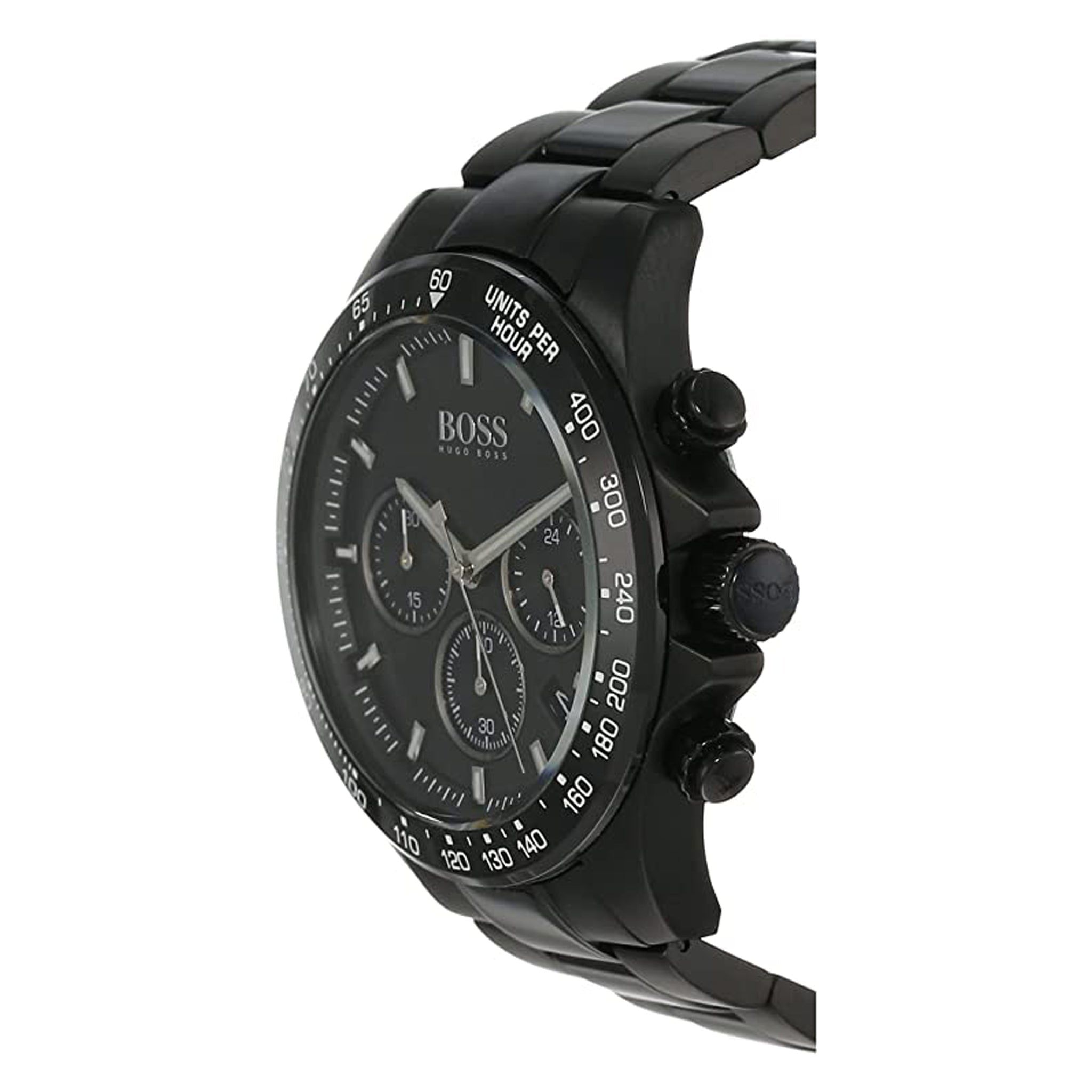  Shop Authentic Hugo Boss Hero Black Dial Black Steel Strap Watch for Men - 1513754 - Luxxuri
