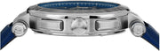  Shop Authentic Versace Aion Chronograph Blue Dial Blue Leather Strap Watch for Men - VE1D01220 - Luxxuri