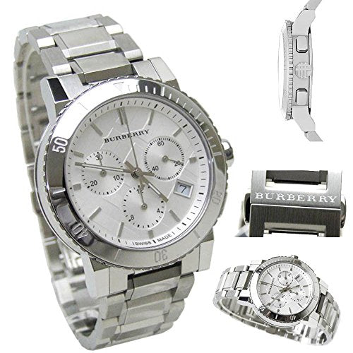  Shop Authentic Burberry City Chronograph White Dial Silver Steel Strap Watch For Women - BU9700 - Luxxuri
