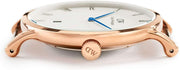  Shop Authentic Daniel Wellington Dapper York White Dial Brown Leather Strap Watch For Men - DW00100085 - Luxxuri