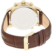  Shop Authentic Tommy Hilfiger Harrison White Dial Brown Leather Strap Watch for Men - 1790874 - Luxxuri