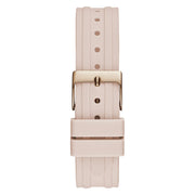  Shop Authentic Guess Heiress Diamonds Rose Gold Dial Pink Rubber Strap Watch for Women - GW0407L3 - Luxxuri