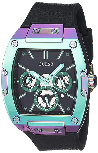  Shop Authentic Guess Phoenix Multifunction Black Dial Black Rubber Strap Watch for Men - GW0202G5 - Luxxuri