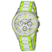  Shop Authentic Marc Jacobs Rock Chronograph White Dial White & Green Silicone Strap Watch for Women - MBM2592 - Luxxuri