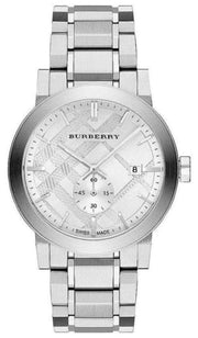  Shop Authentic Burberry The City Silver Dial Silver Steel Strap Watch for Men - BU9900 - Luxxuri