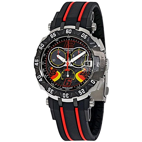  Shop Authentic Tissot T Race Chronograph Stefan Bradl Special Edition Black Dial Black Rubber Strap Watch for Men - T092.417.27.057.02 - Luxxuri